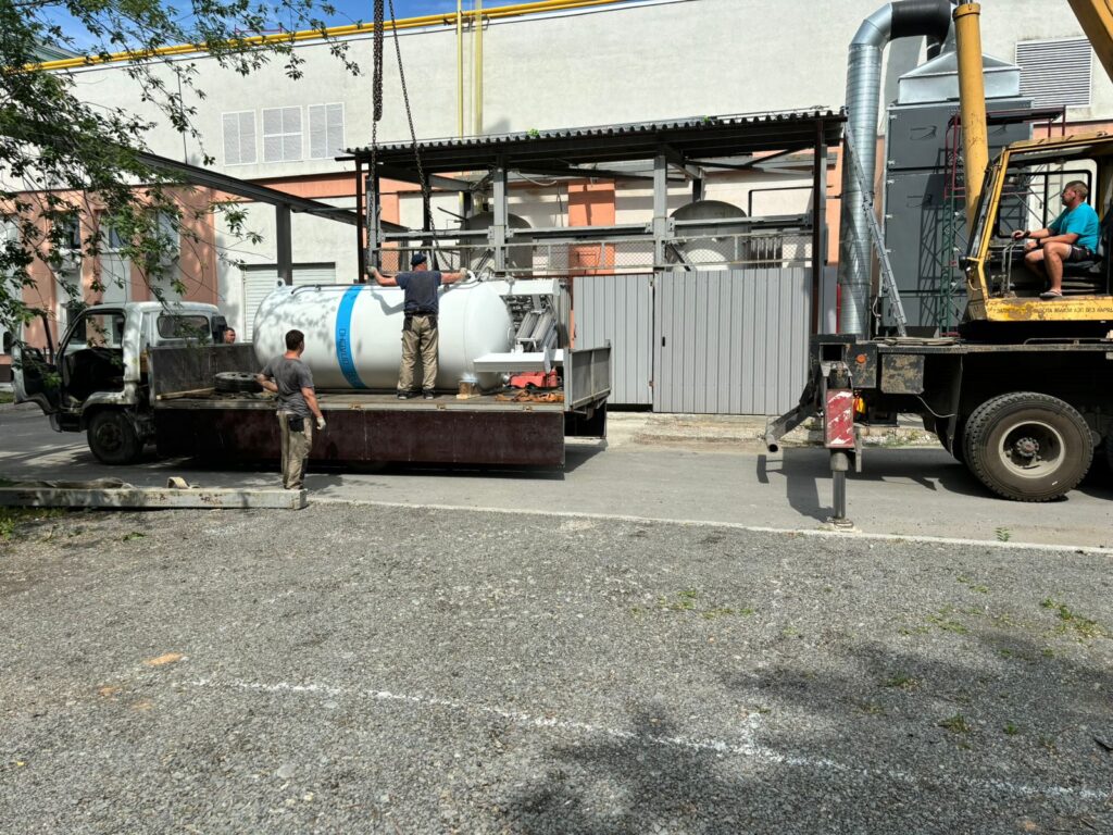 поставка и монтаж газификатора криогенного кислорода, ГХК-3