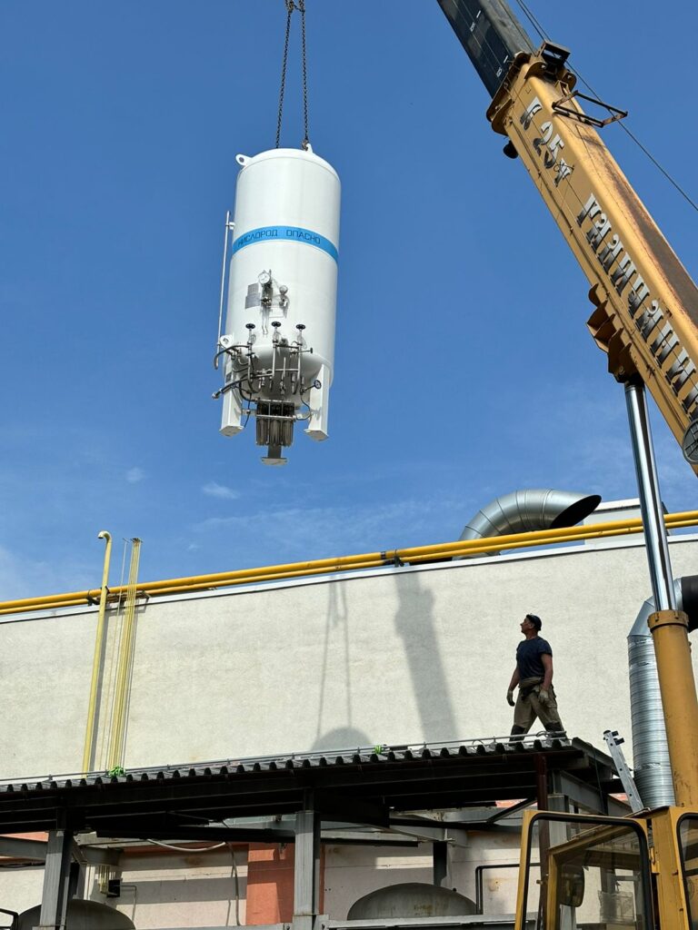 монтаж холодного газификатора гхк-3