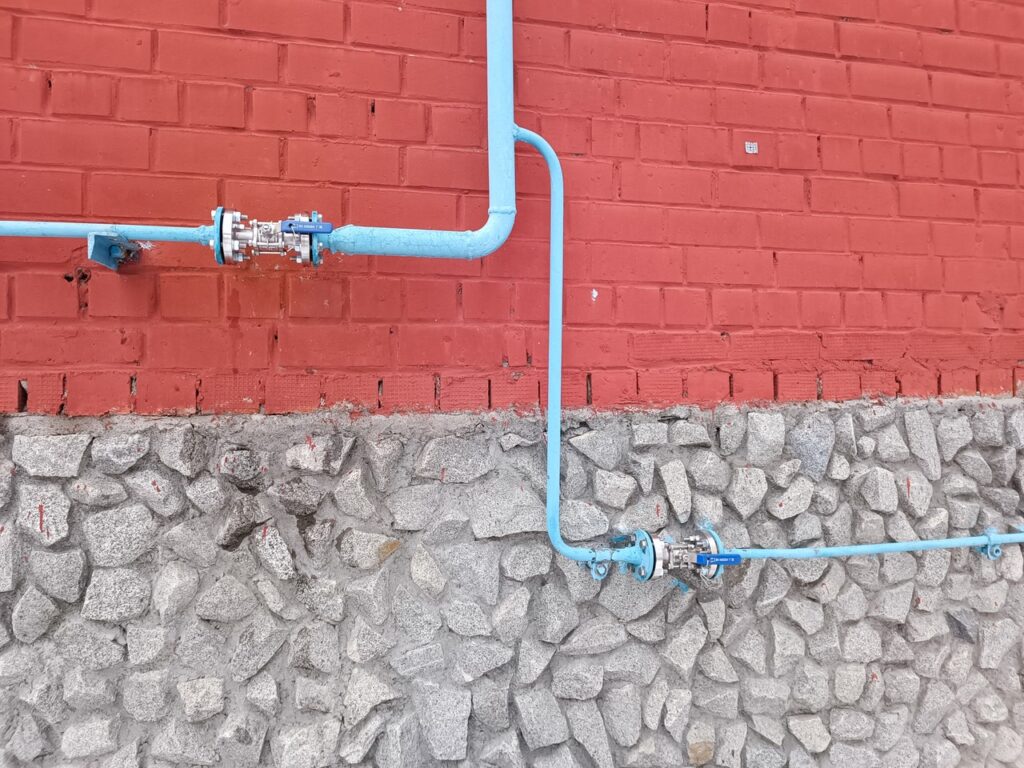 запорная арматура кислородного трубопровода